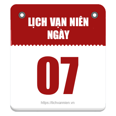 Lịch vạn niên ngày 7