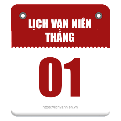 Lịch vạn niên tháng 1