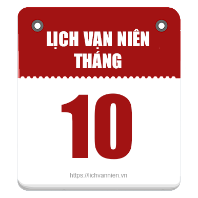 Lịch vạn niên tháng 10